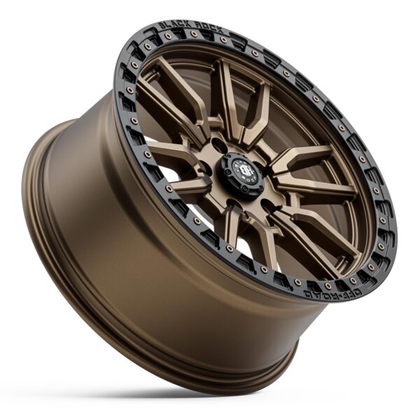 Black Rock Wheel | Dark Bronze Black Ring | Offroad Rim004