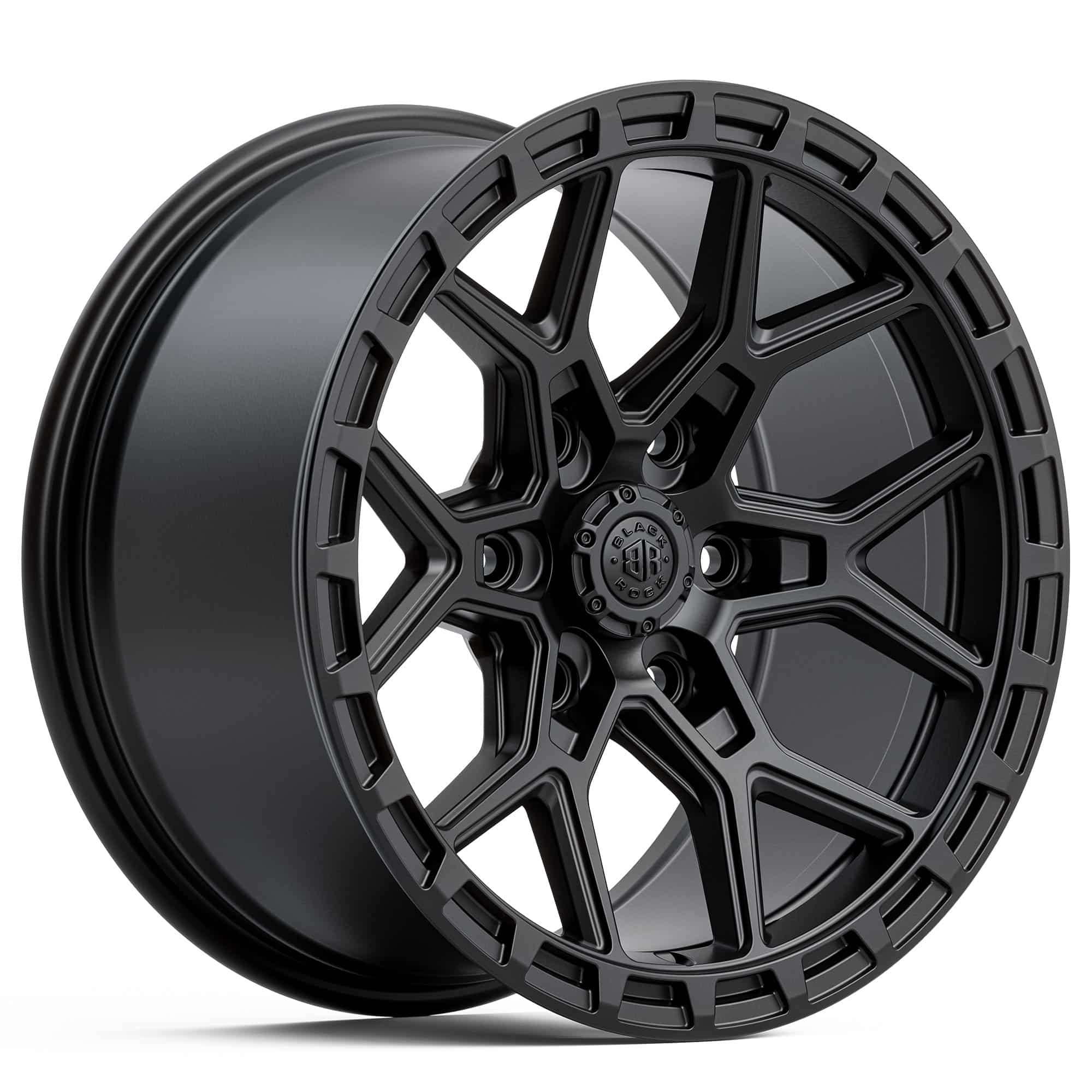 BLACK ROCK VIPER SATIN BLACK 17X9 6X139.7 WHEEL - Wheel Zone