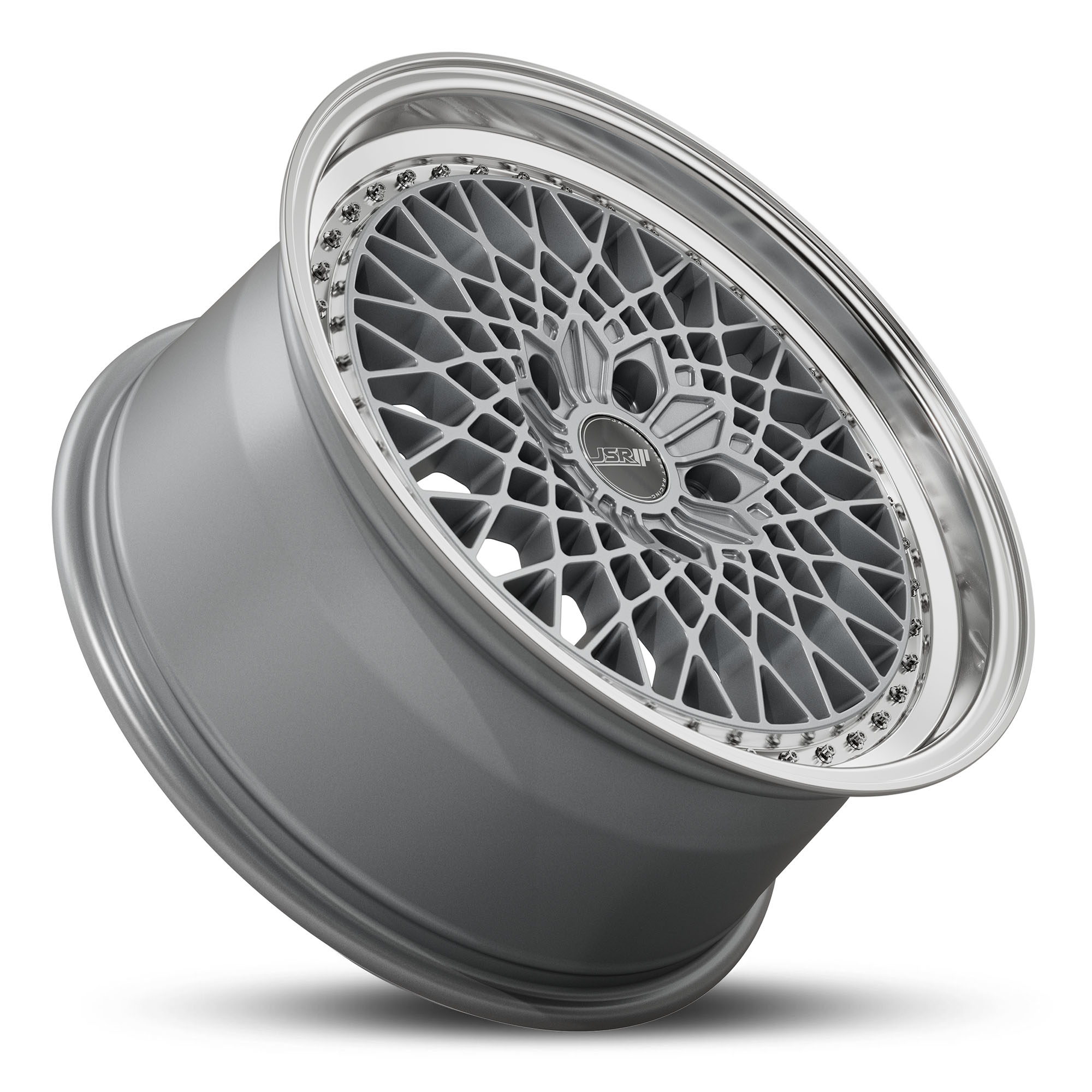 JDM_Wheels_JSR_ST19_Silver_Machined_Lip_Racing_Rims_Mesh_Japan