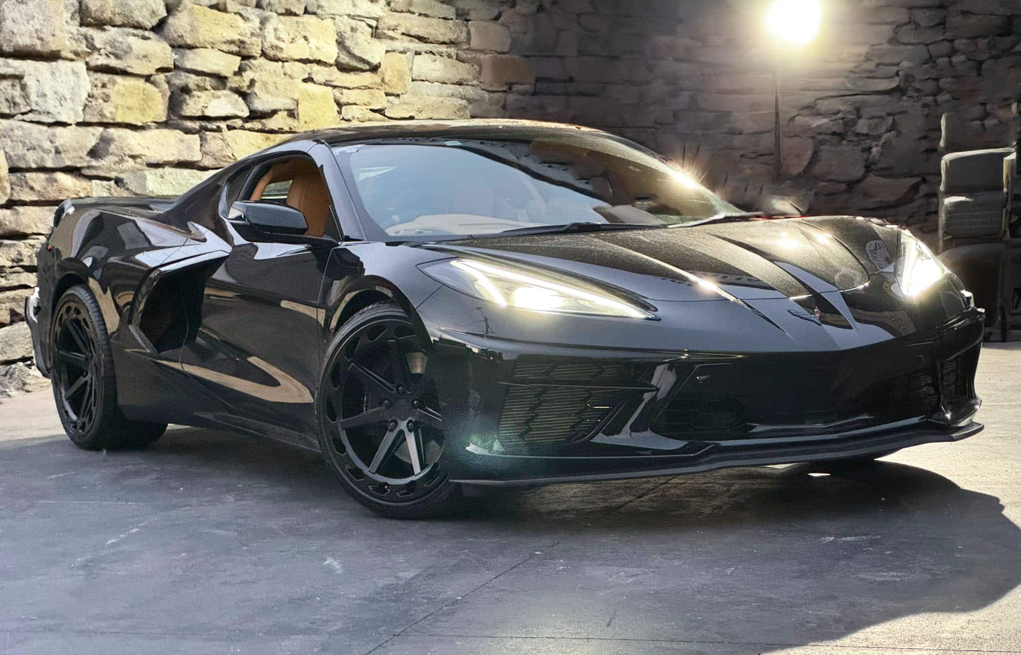 Chevrolet Corvette | 20" Staggered Gt Form Hf4.1 Satin Black Wheels