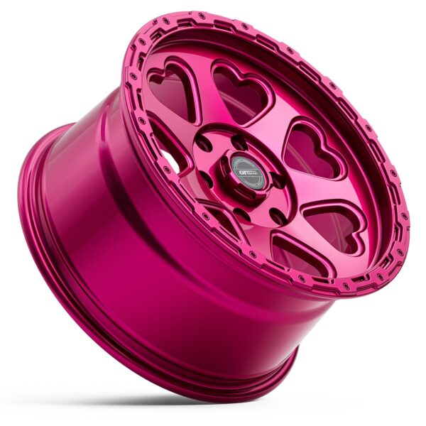GT Form Heart Shape Pink Rim