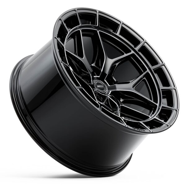 GT Form Gloss Black Milled wheel