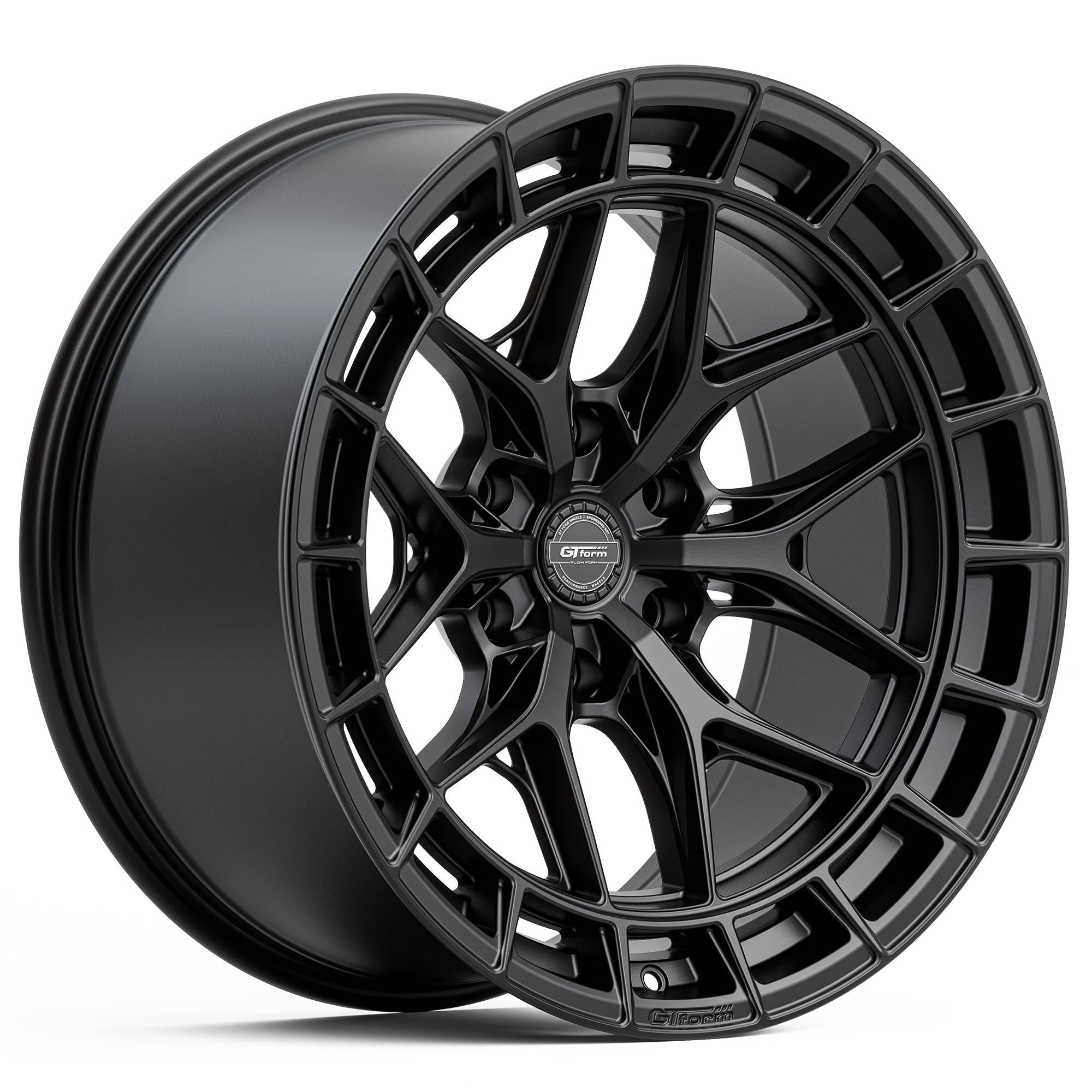 GT FORM GFS10 SATIN BLACK 20X10 6X139.7 WHEEL Wheel Zone