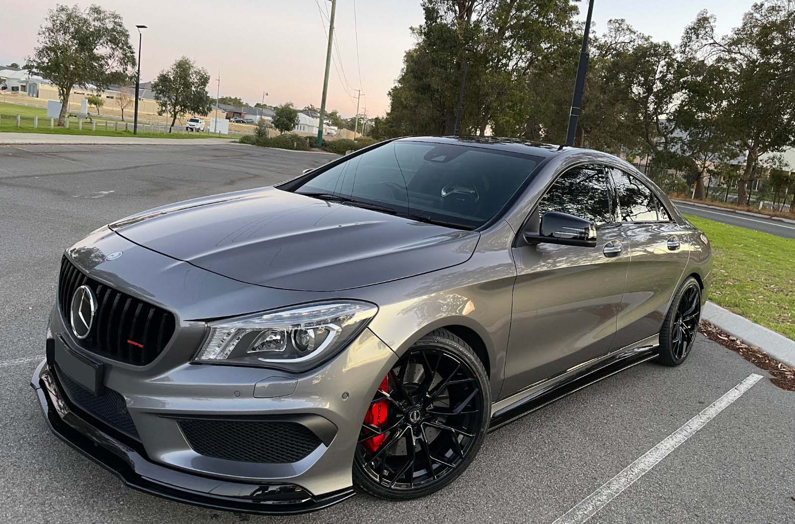 MERCEDES CLA 43 | 19" STAGGERED GT FORM MARQUEE GLOSS BLACK WHEELS