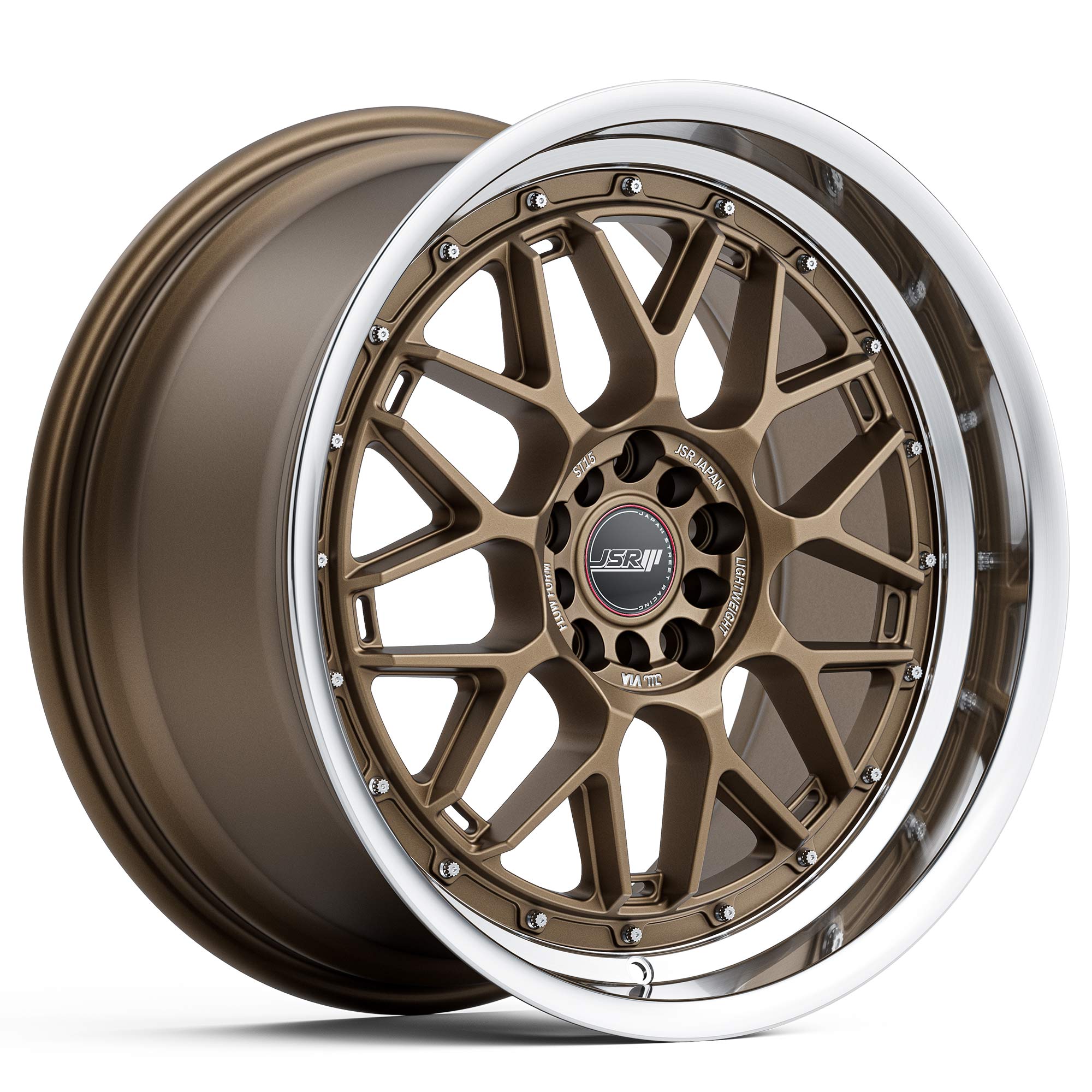 Racing_Wheels_Flow_Form_JSR_ST15_Matte_Bronze_Machined_Lip_Japan_JDM_Rims_18_19_inch_red_cap