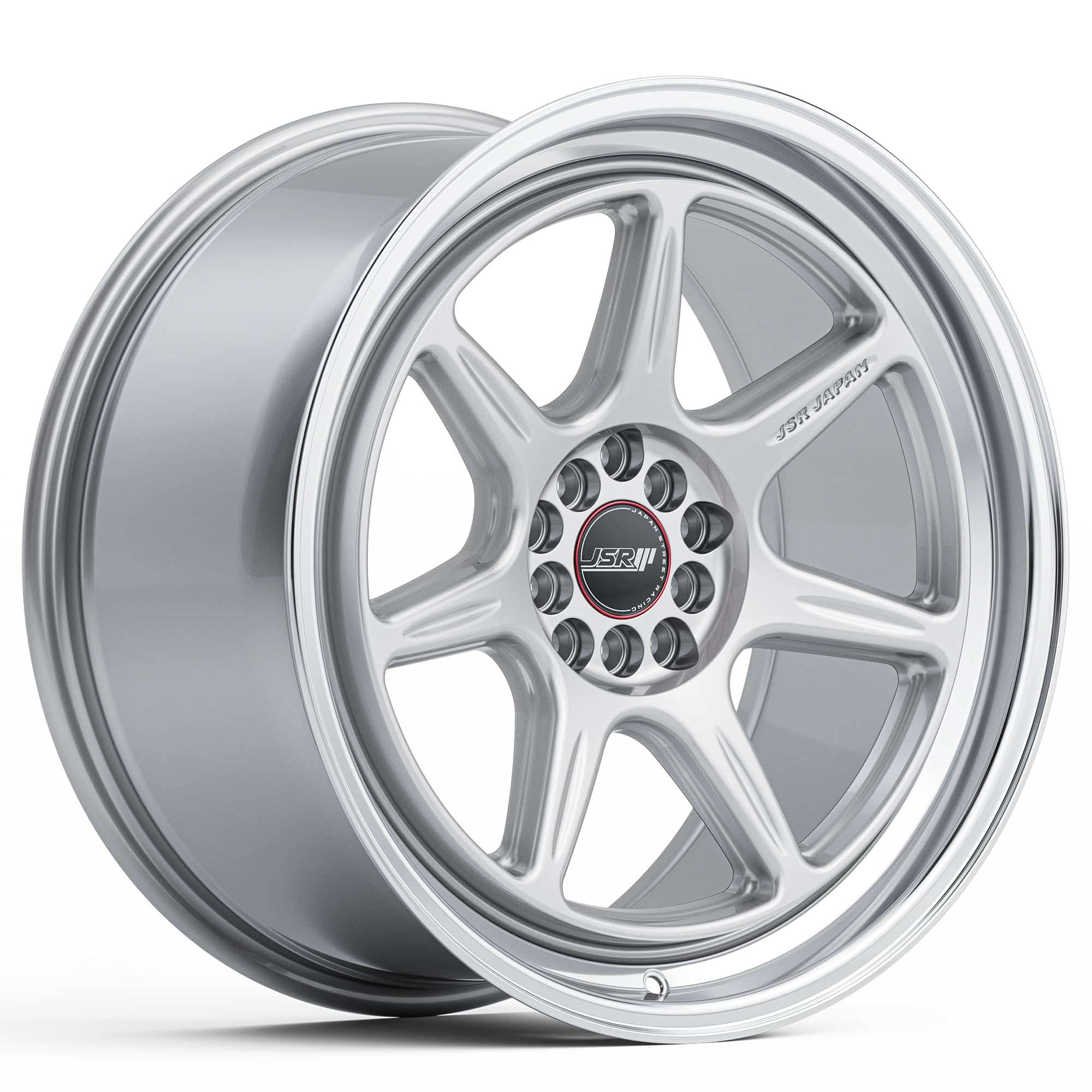 Racing_Wheels_Flow_Form_JSR_ST35_Silver_Machined_Lip_Japan_JDM_Rims_18_19_inch_Red_Cap
