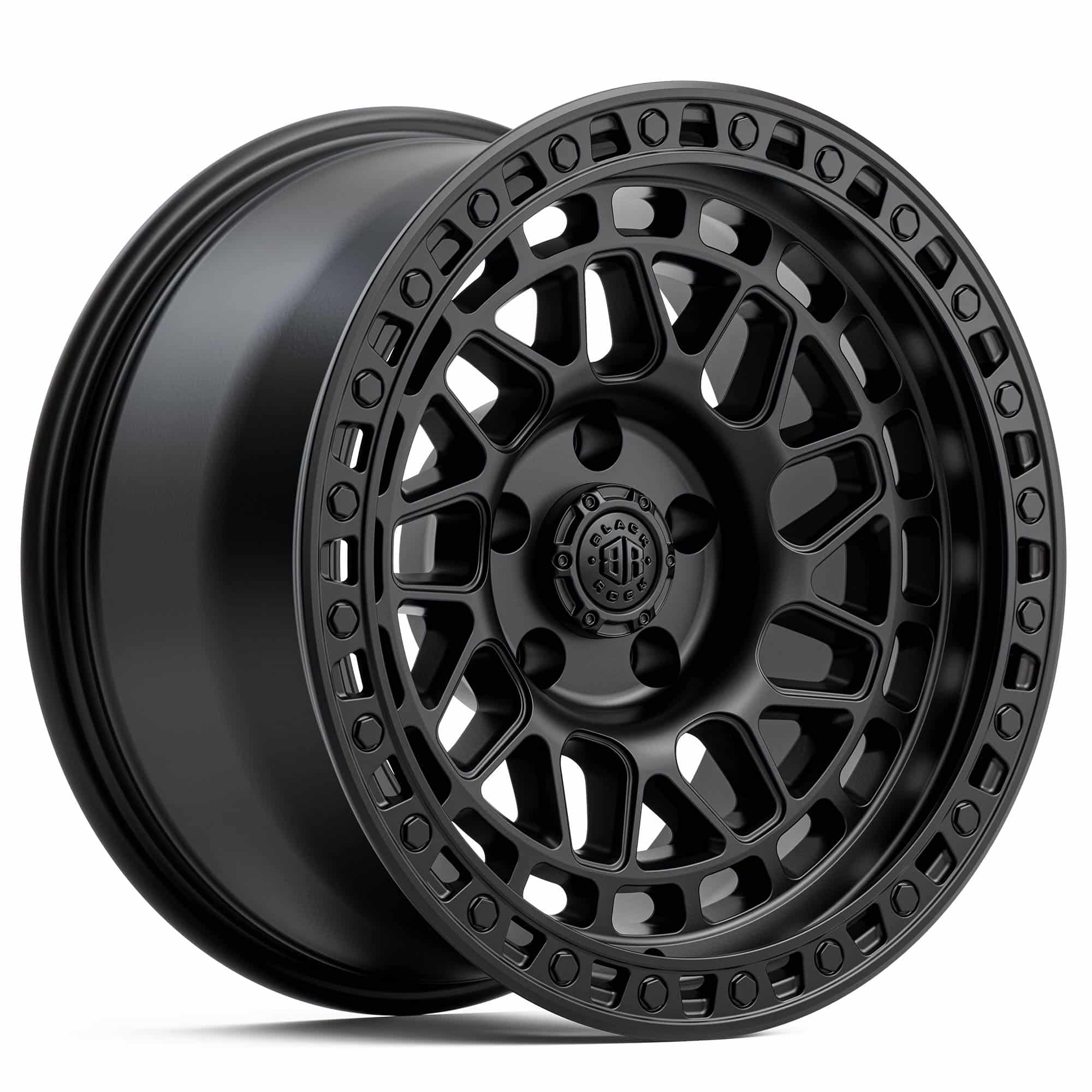 Zone One Rims Black Rock Street Lock Wheels