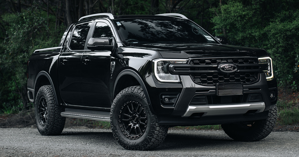 FORD RANGER WHEELS | BLACK ROCK RAMBLER GLOSS BLACK TINTED