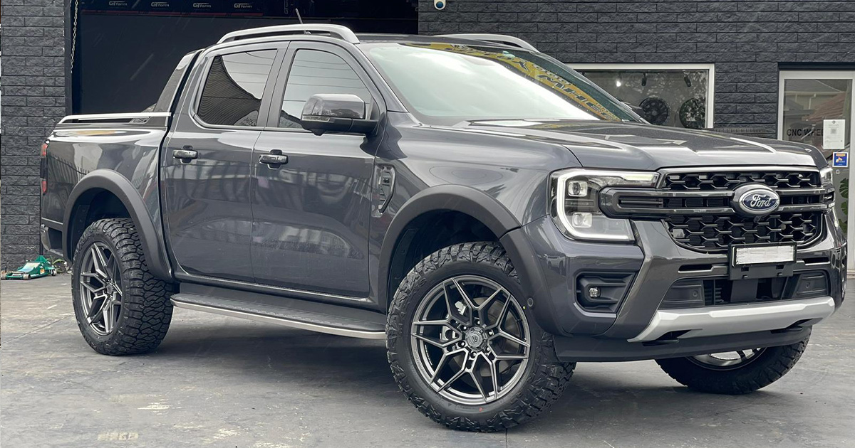 FORD RANGER WHEELS | GT FORM GFS3 SATIN GUNMETAL GREY