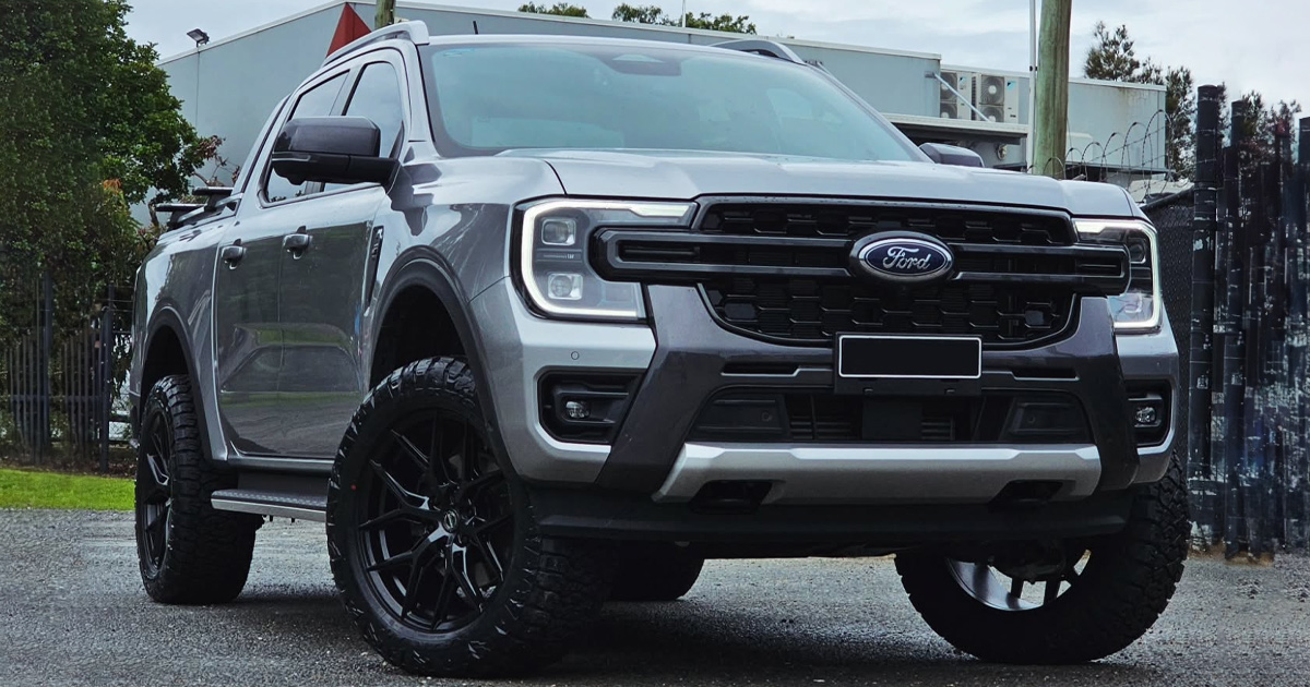 FORD RANGER WHEELS | GT FORM GFS1 SATIN BLACK