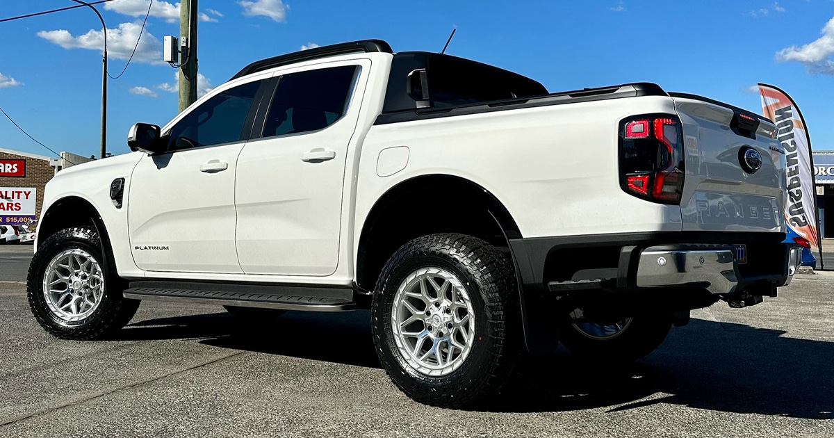 WHEELS FOR FORD RANGER | GT FORM GFS4 SILVER MACHINED
