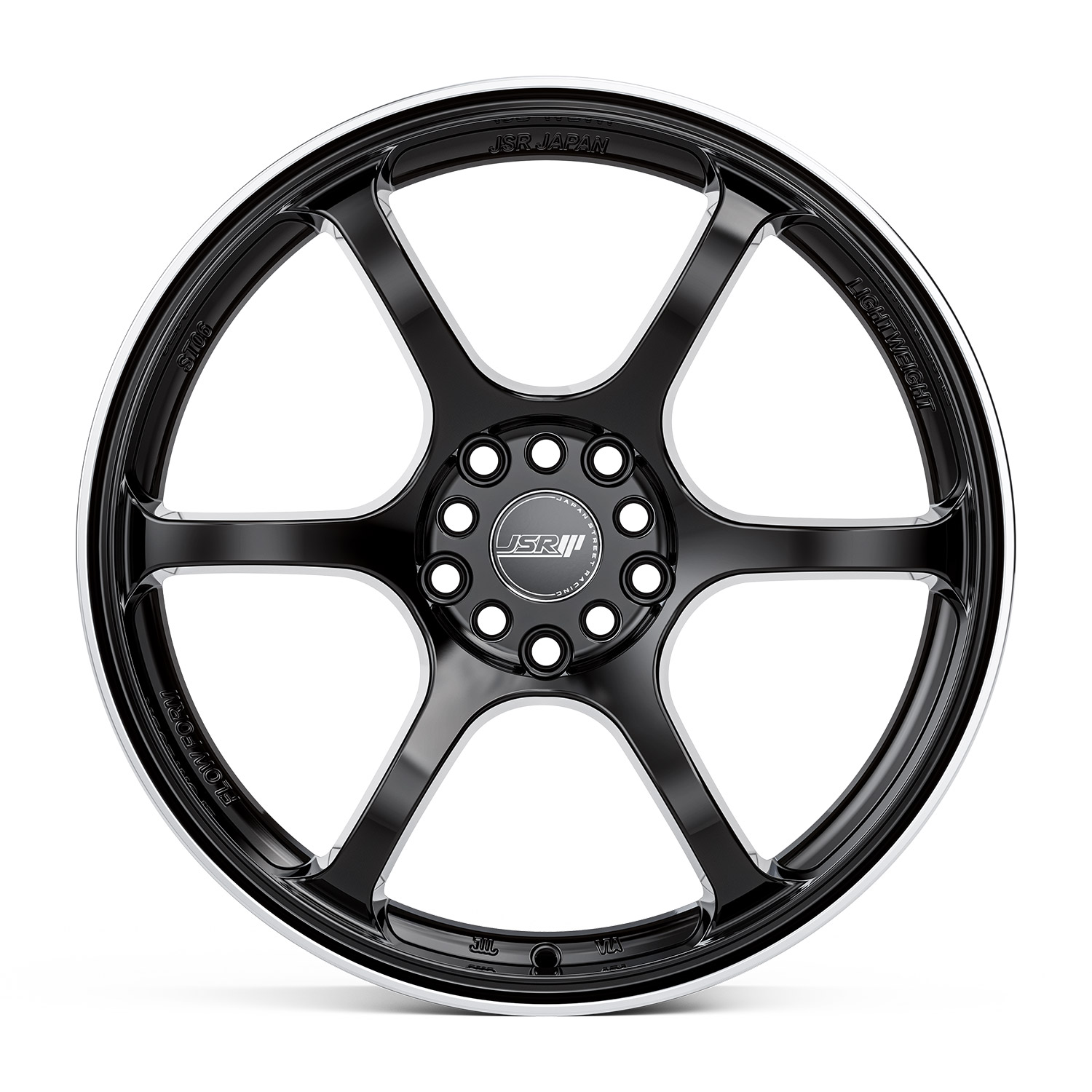 JDM_Wheels_Flow_Form_JSR_ST06_Gloss_Black_Machined_Lip_Japan_Racing_Rims_18_inch_1