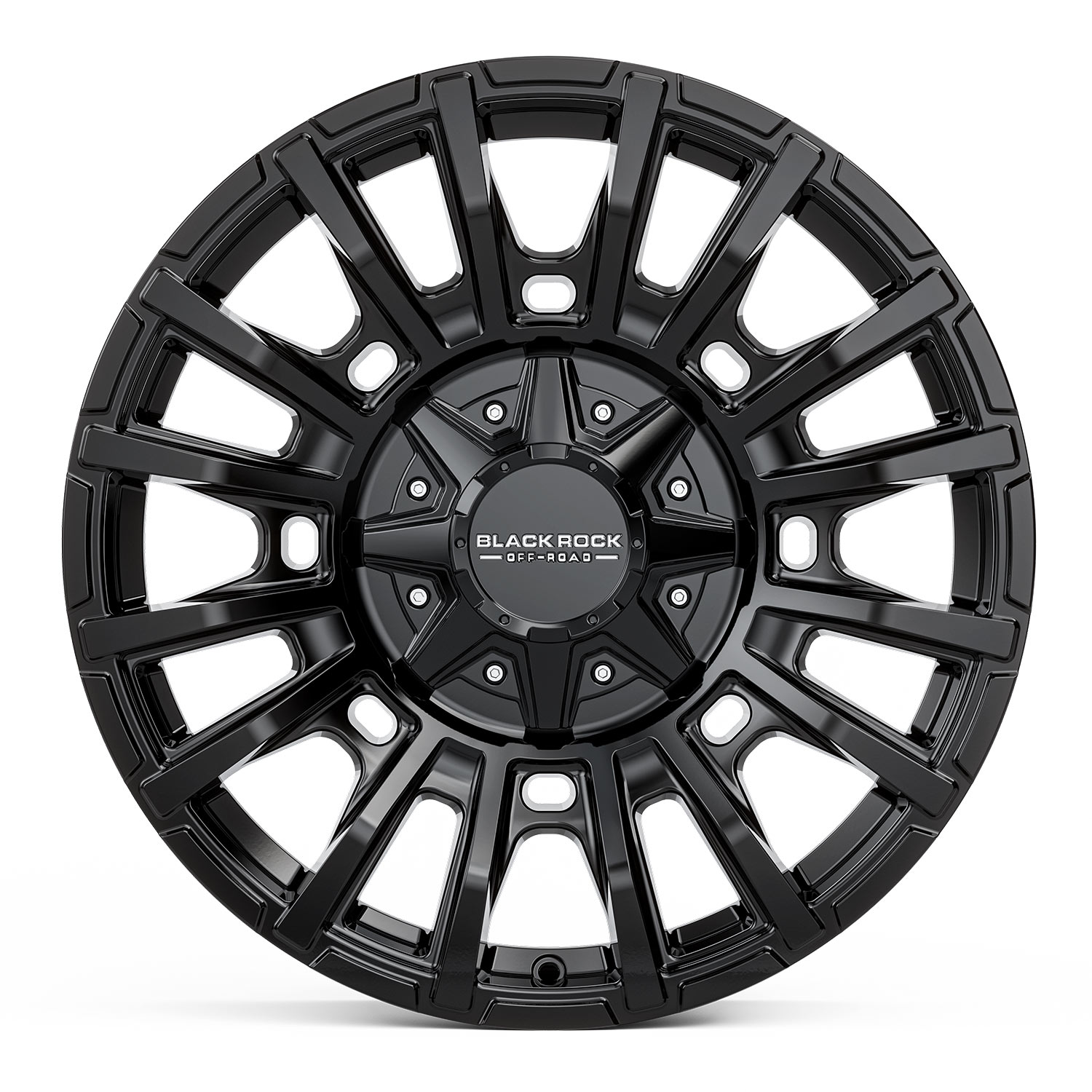 BLACK ROCK MAYHEM GLOSS BLACK 20X9 8X165.1 WHEEL - Wheel Zone
