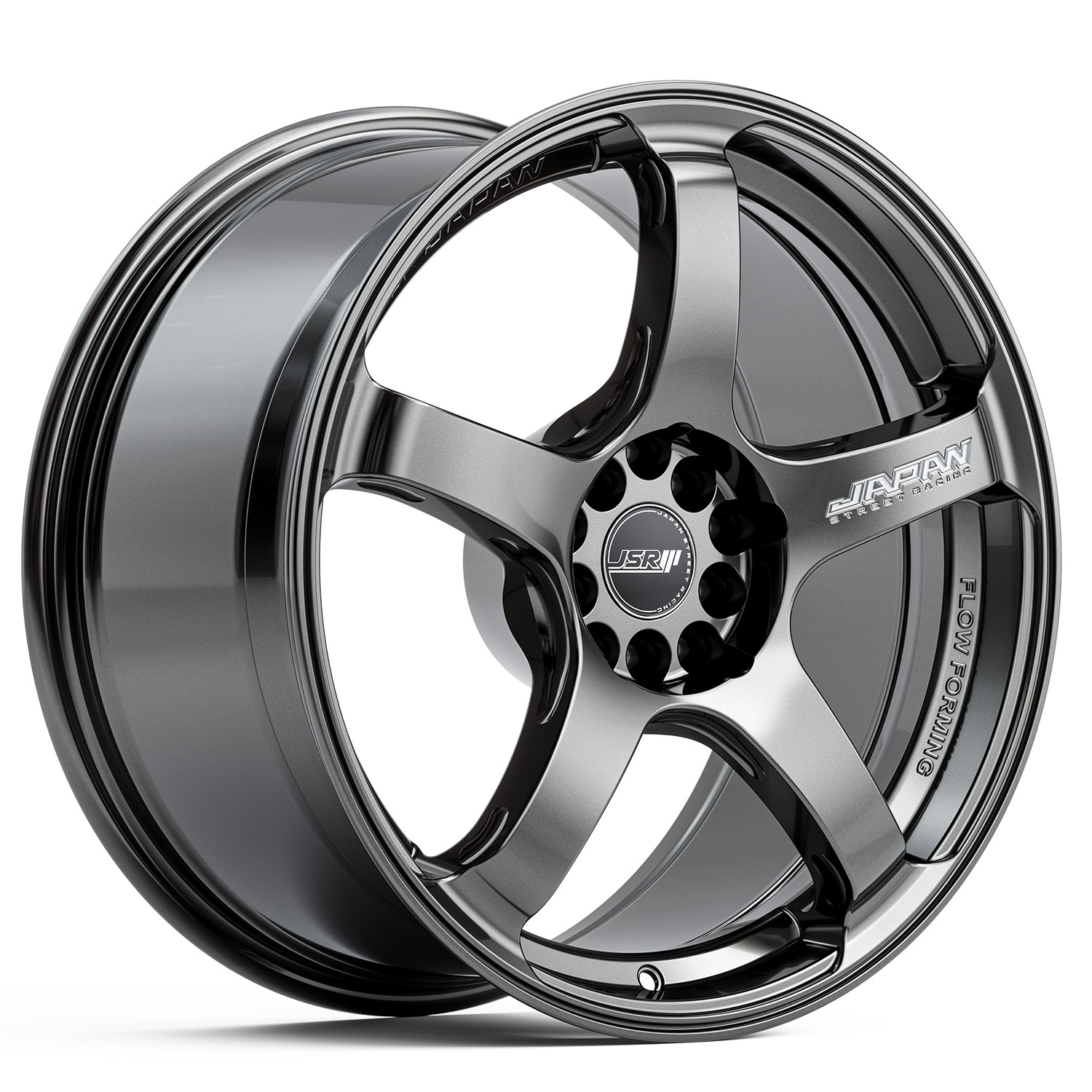 JSR ST52 SHADOW CHROME 18X8 5X115 WHEEL - Wheel Zone